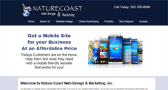 Desktop Screenshot of naturecoastdesign.net